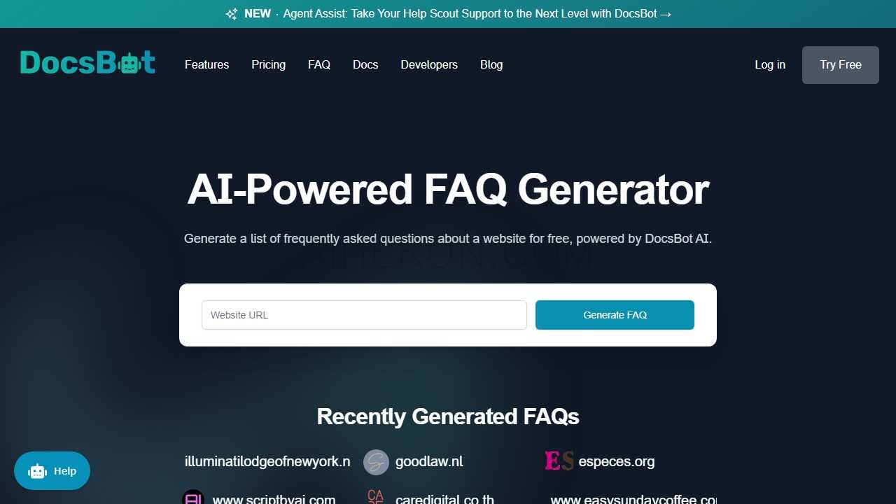 AI-Powered FAQ Generator