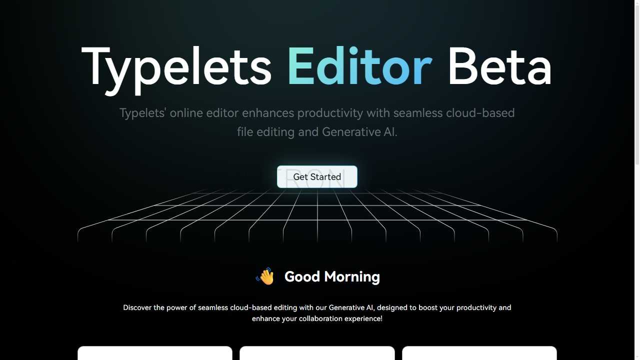 Typelets Editor Beta
