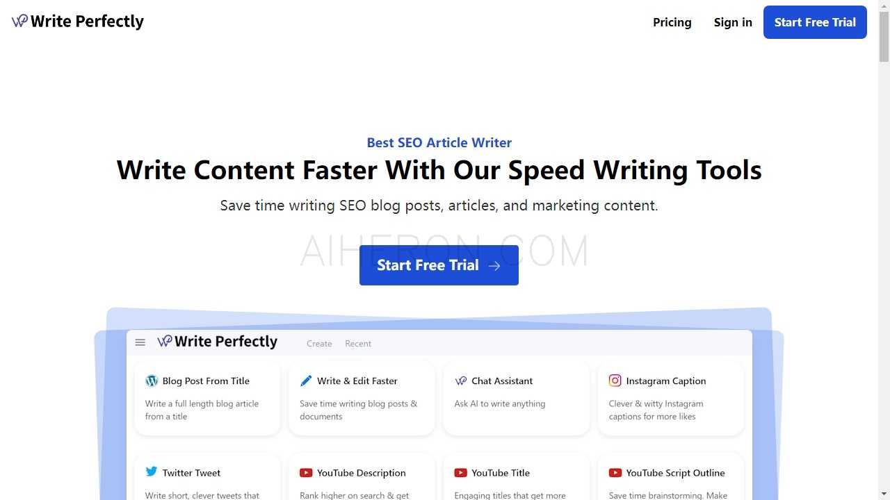 Write Perfectly