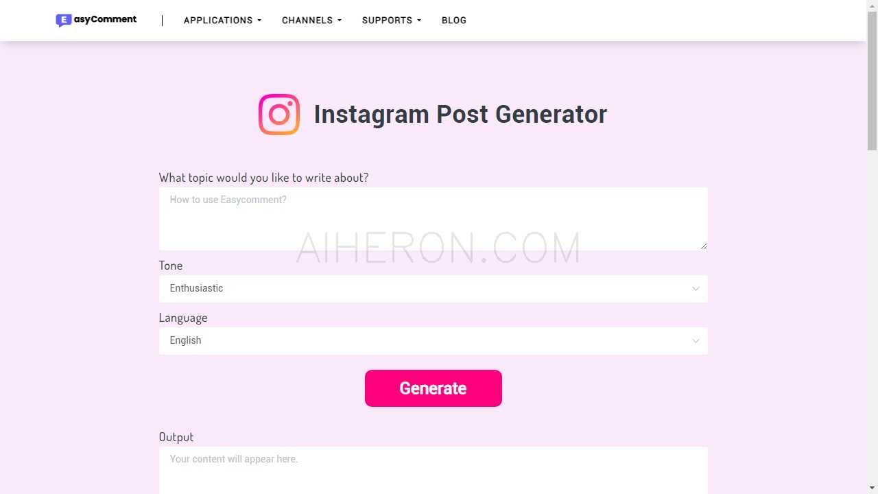 Instagram Post Generator