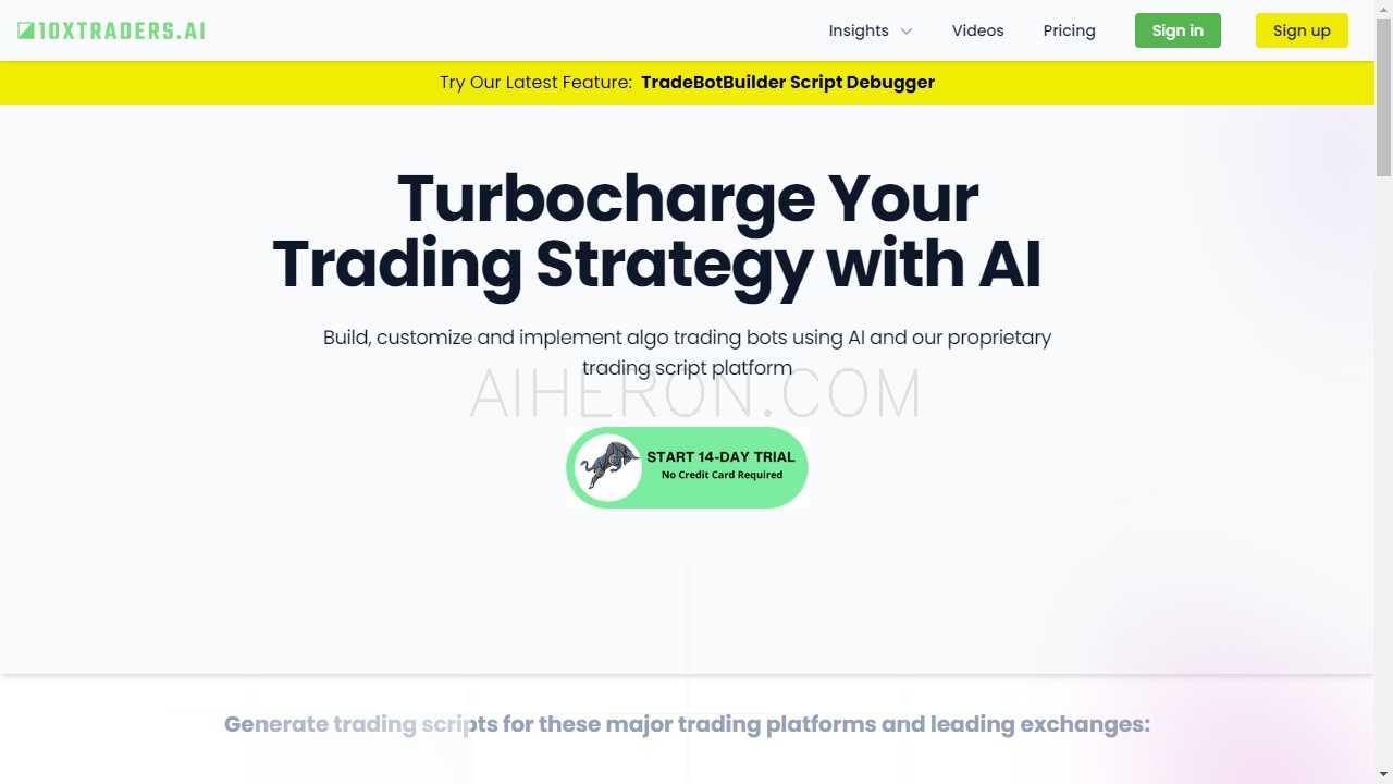 10XTraders | AI-Powered Trading Software