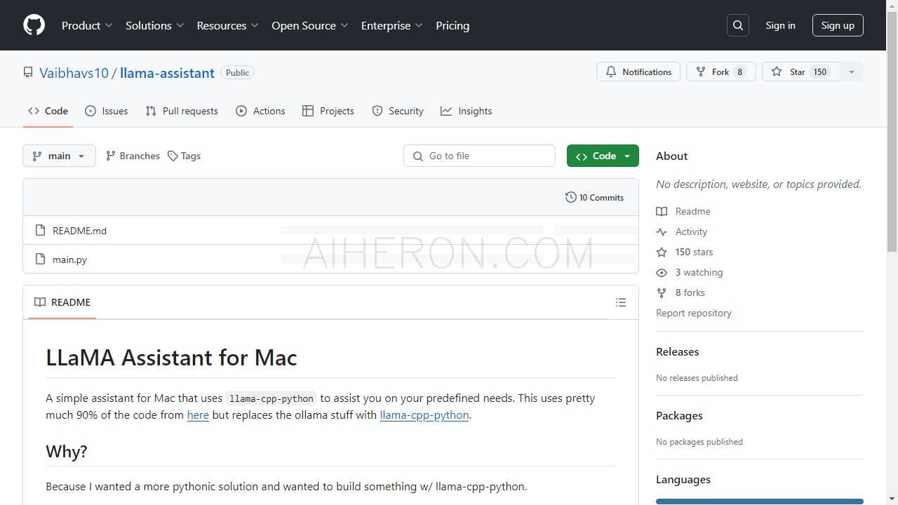 LLaMA Assistant for Mac