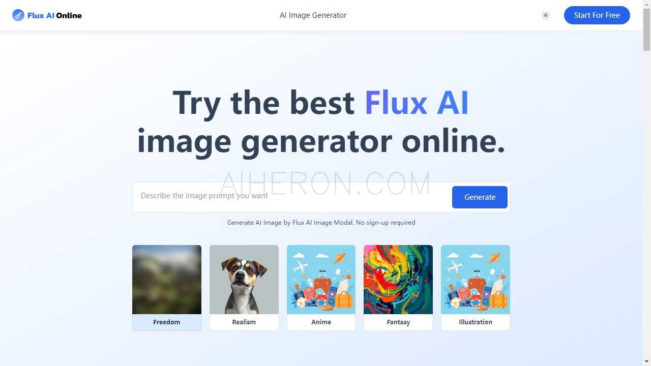 Flux AI在线：免费AI图片生成器