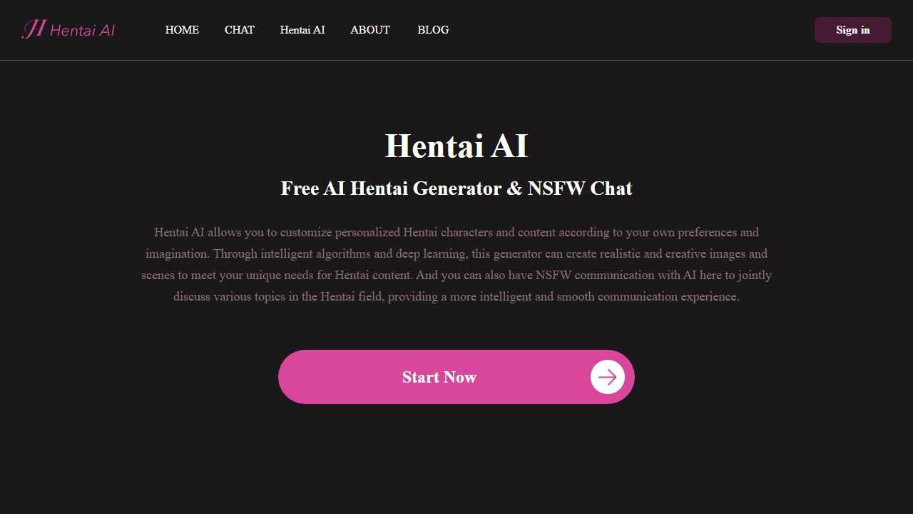 Hentai AI-Free AI Hentai Generator&NSFW Chat
