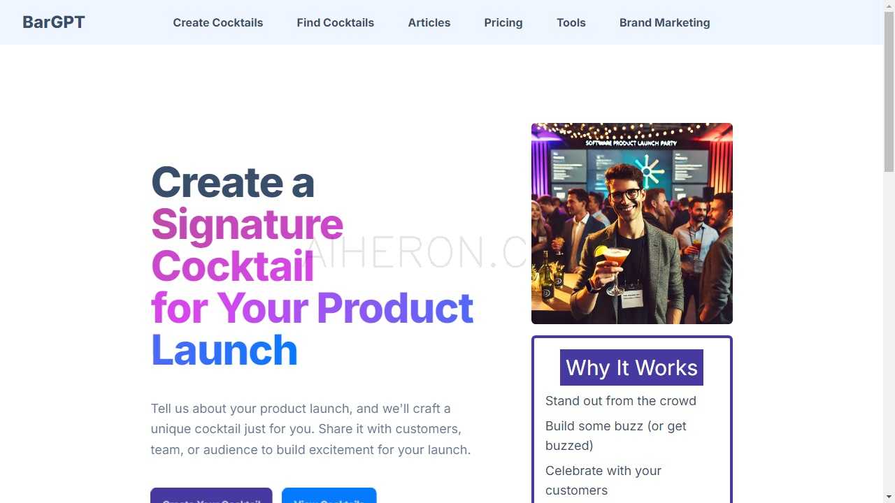 Create a Signature Cocktail for Your Product Launch