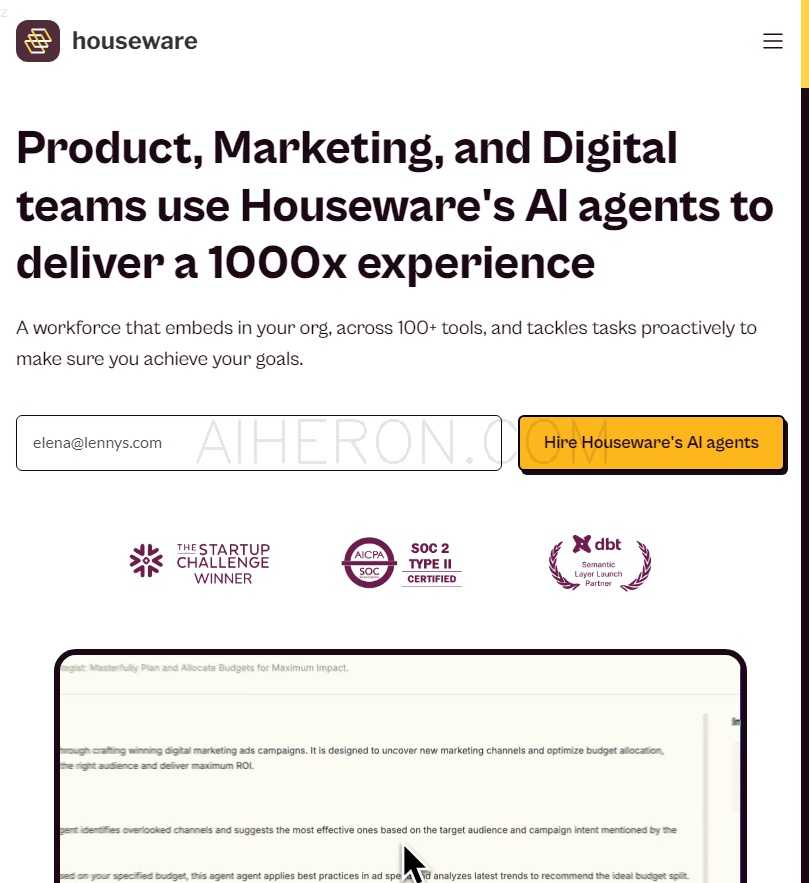 Houseware's AI Agents for Digital Experience