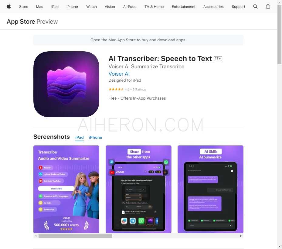 AI Transcriber: Speech to Text