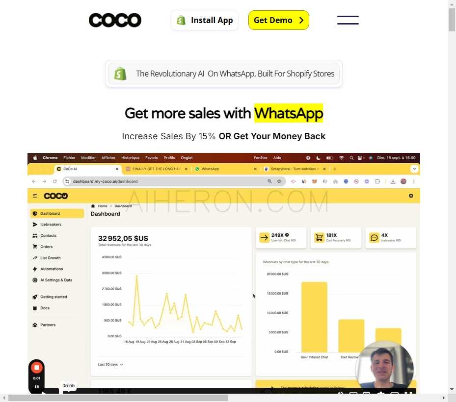 CoCo AI - WhatsApp Assistant for Shopify
