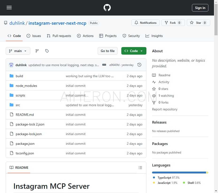 Instagram MCP Server