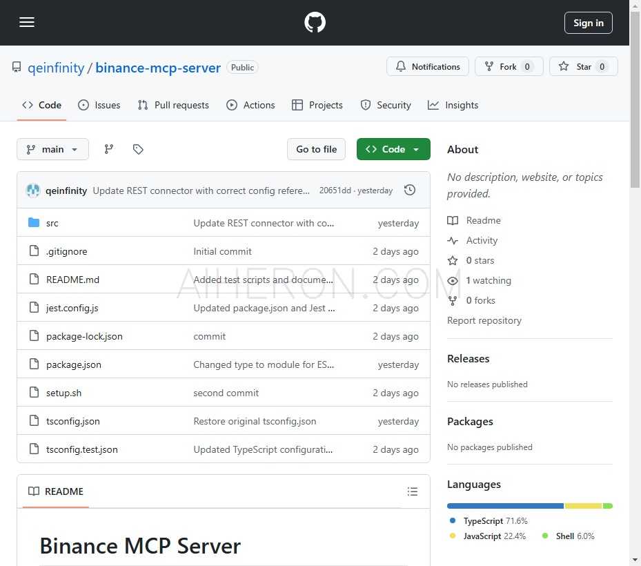 Binance MCP Server
