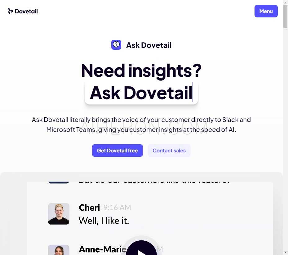 Ask Dovetail
