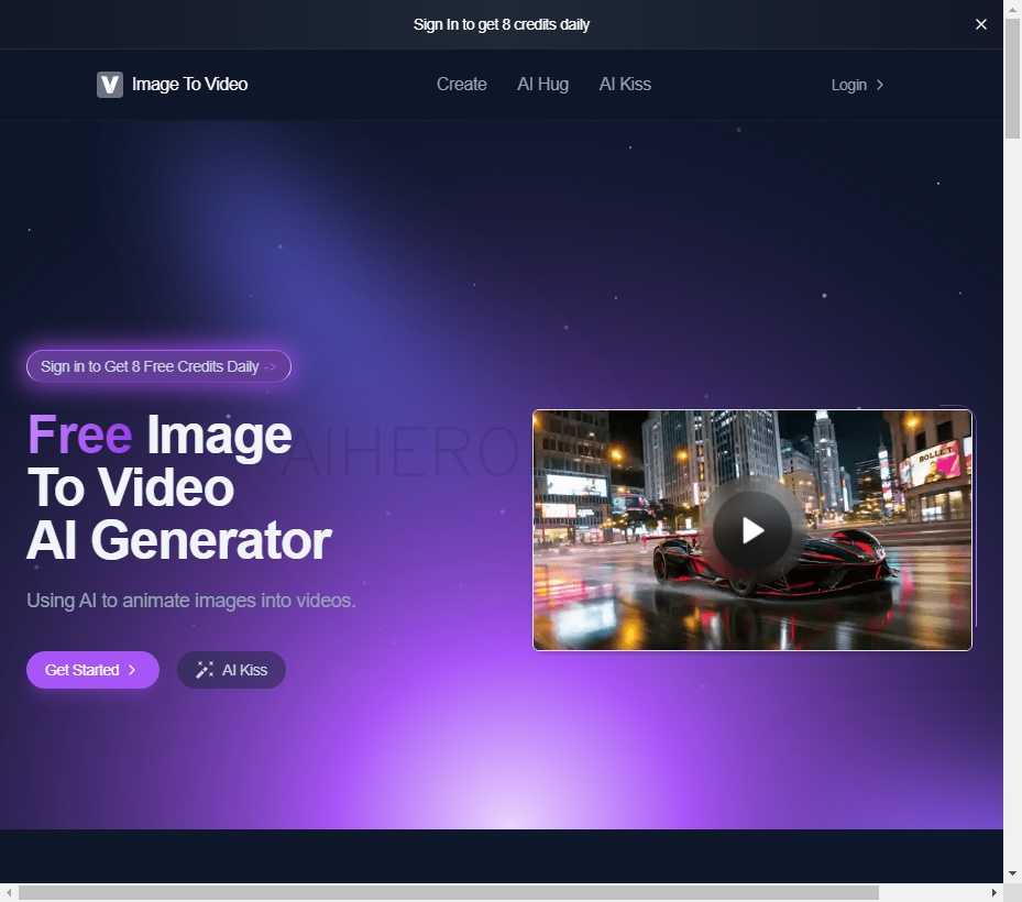 Free AI Image To Video Converter