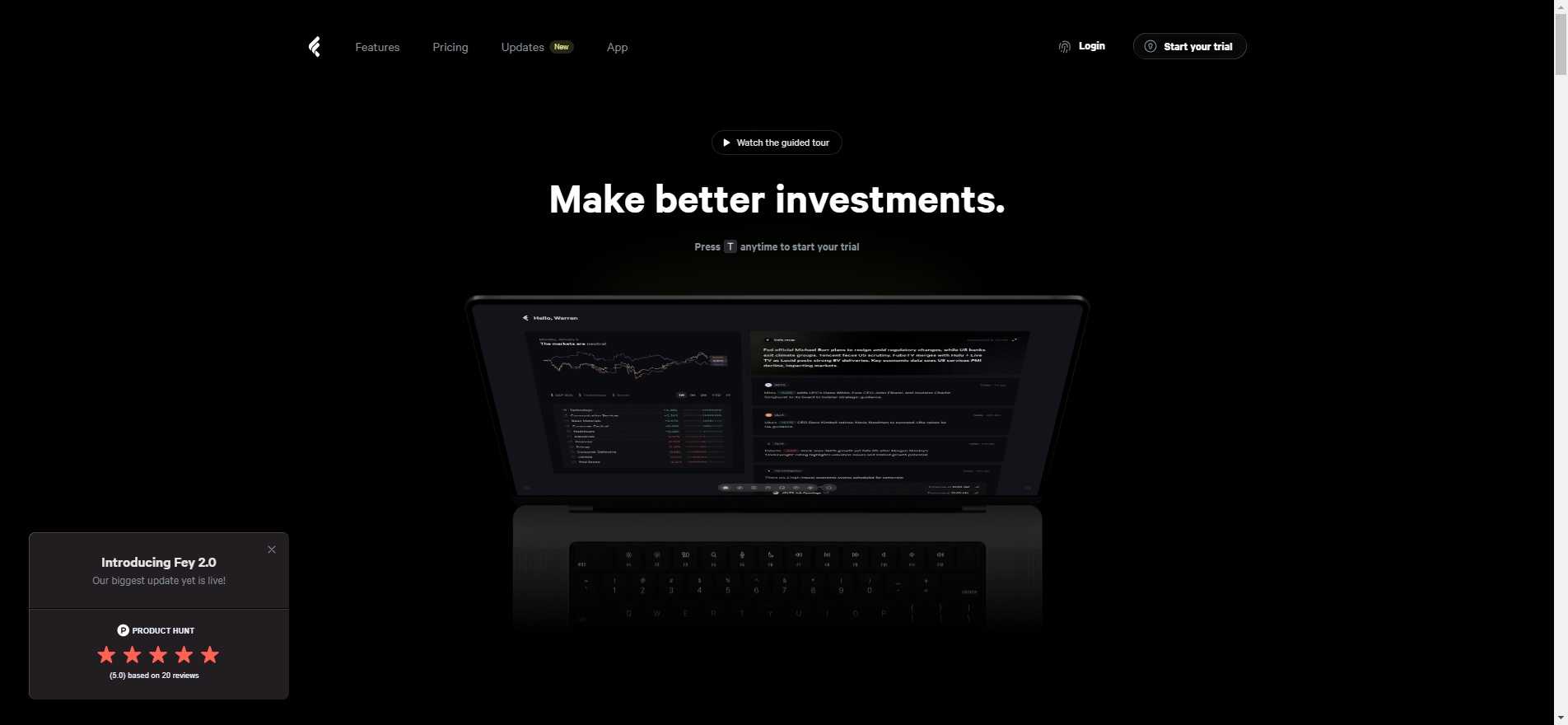 Fey: Make better investments