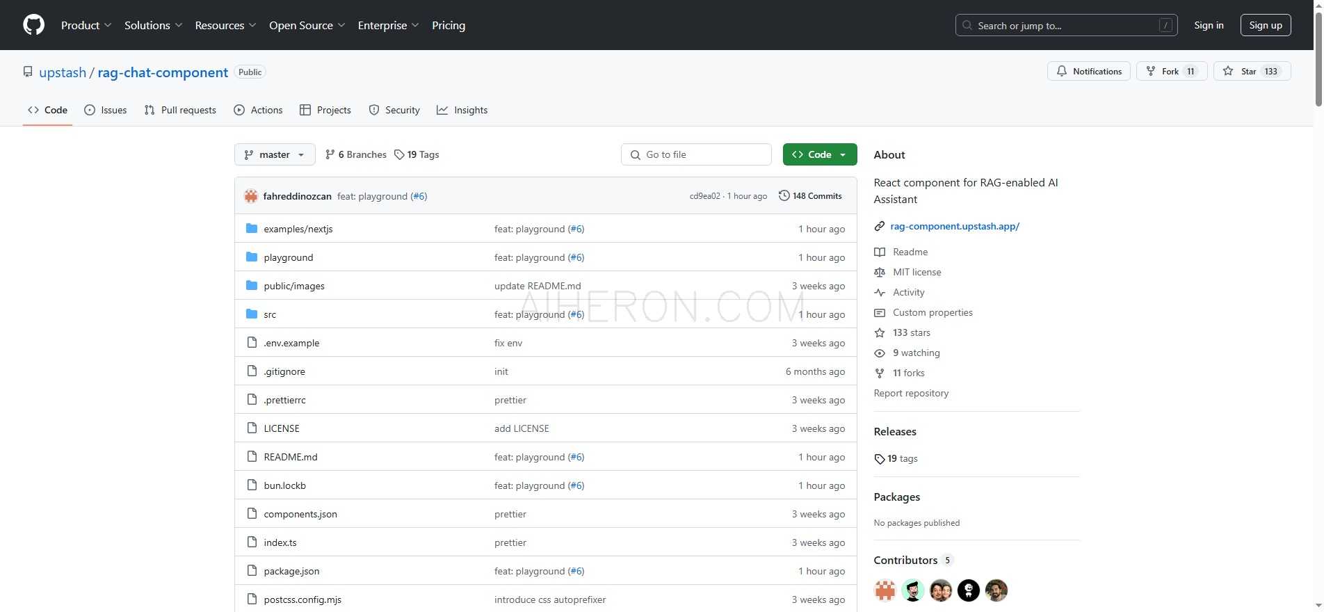 RAG Chat Component