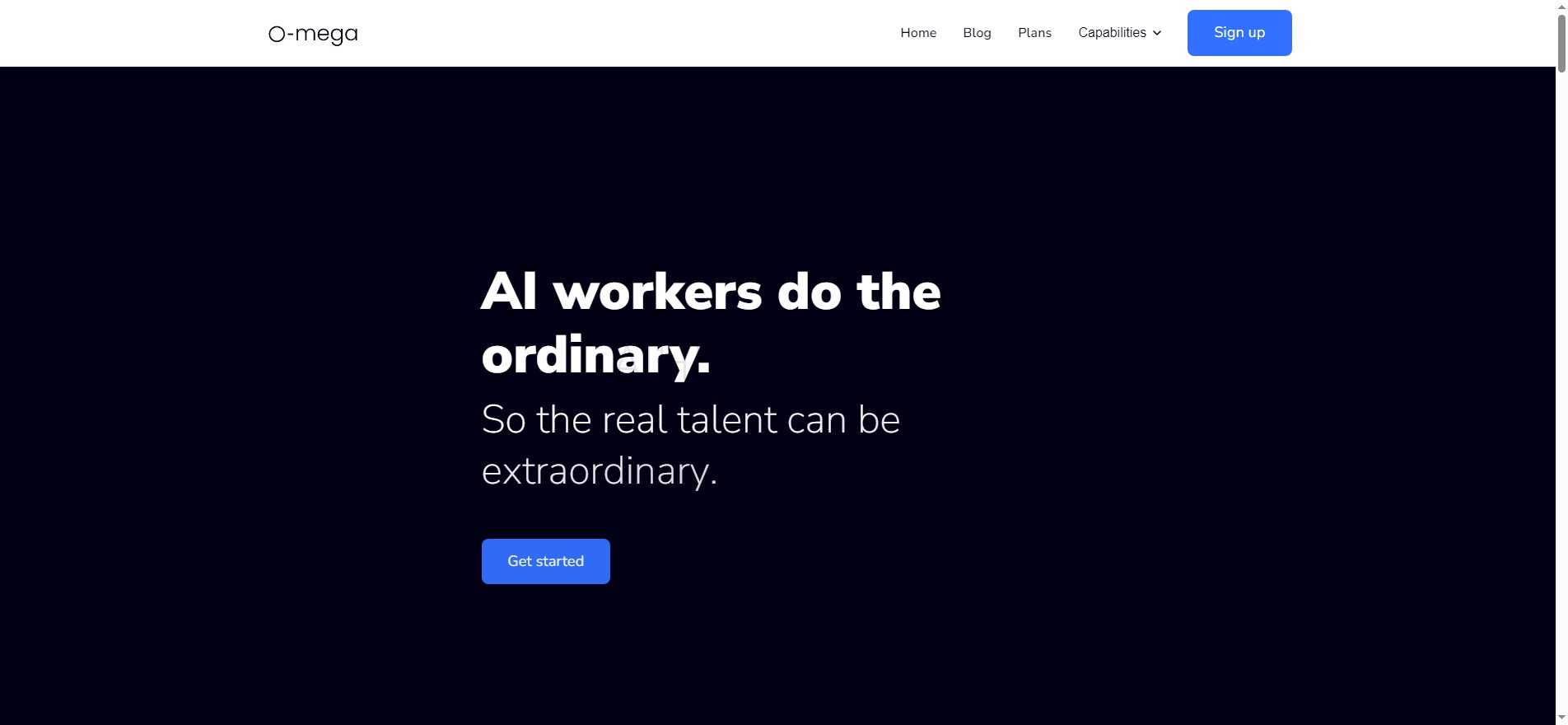 O-mega AI Autonomous Workforce Platform