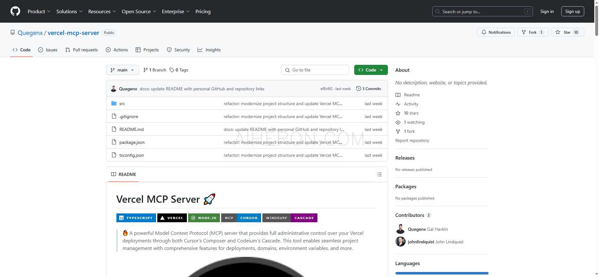 Vercel MCP Server