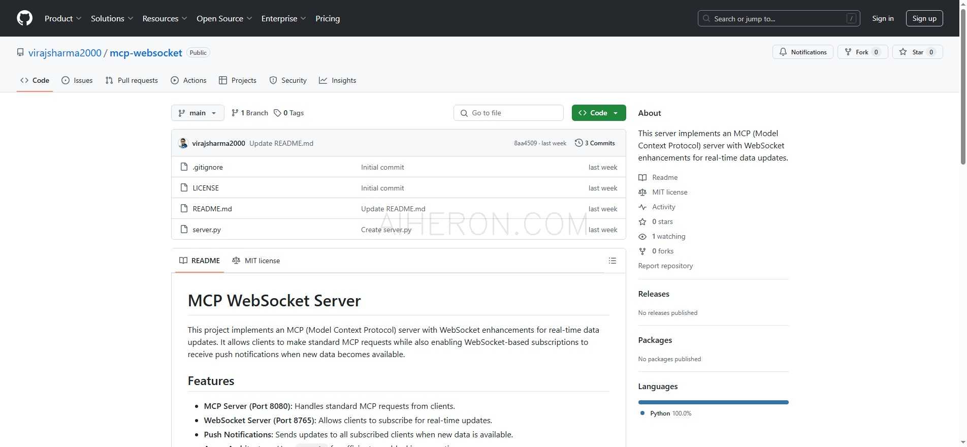 MCP WebSocket Server