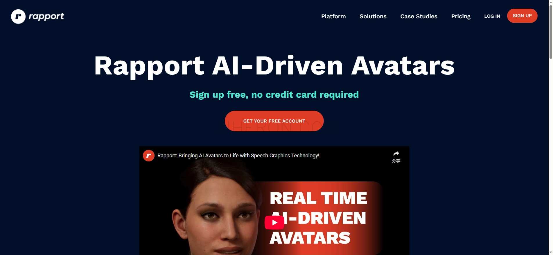 AI Driven Avatars — Rapport