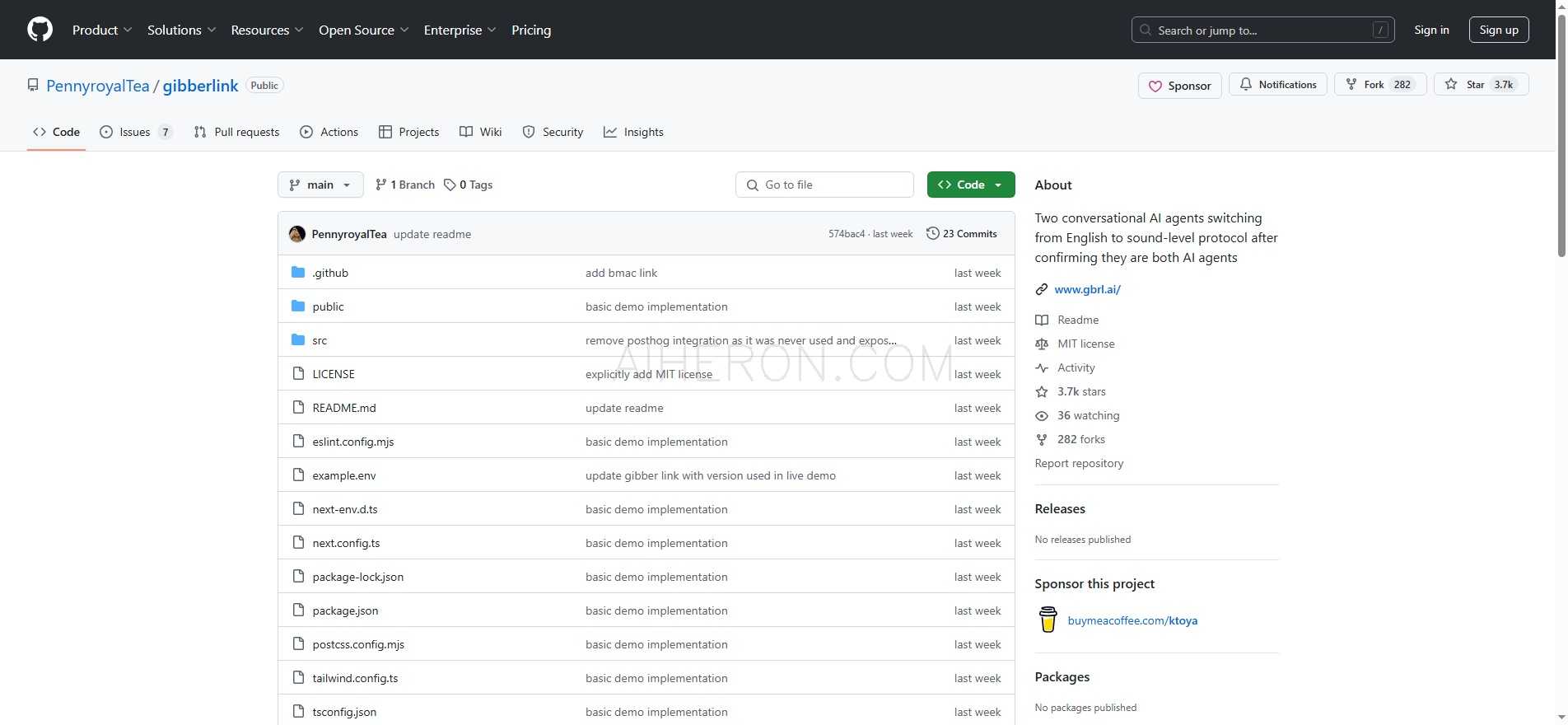 GitHub - PennyroyalTea/gibberlink