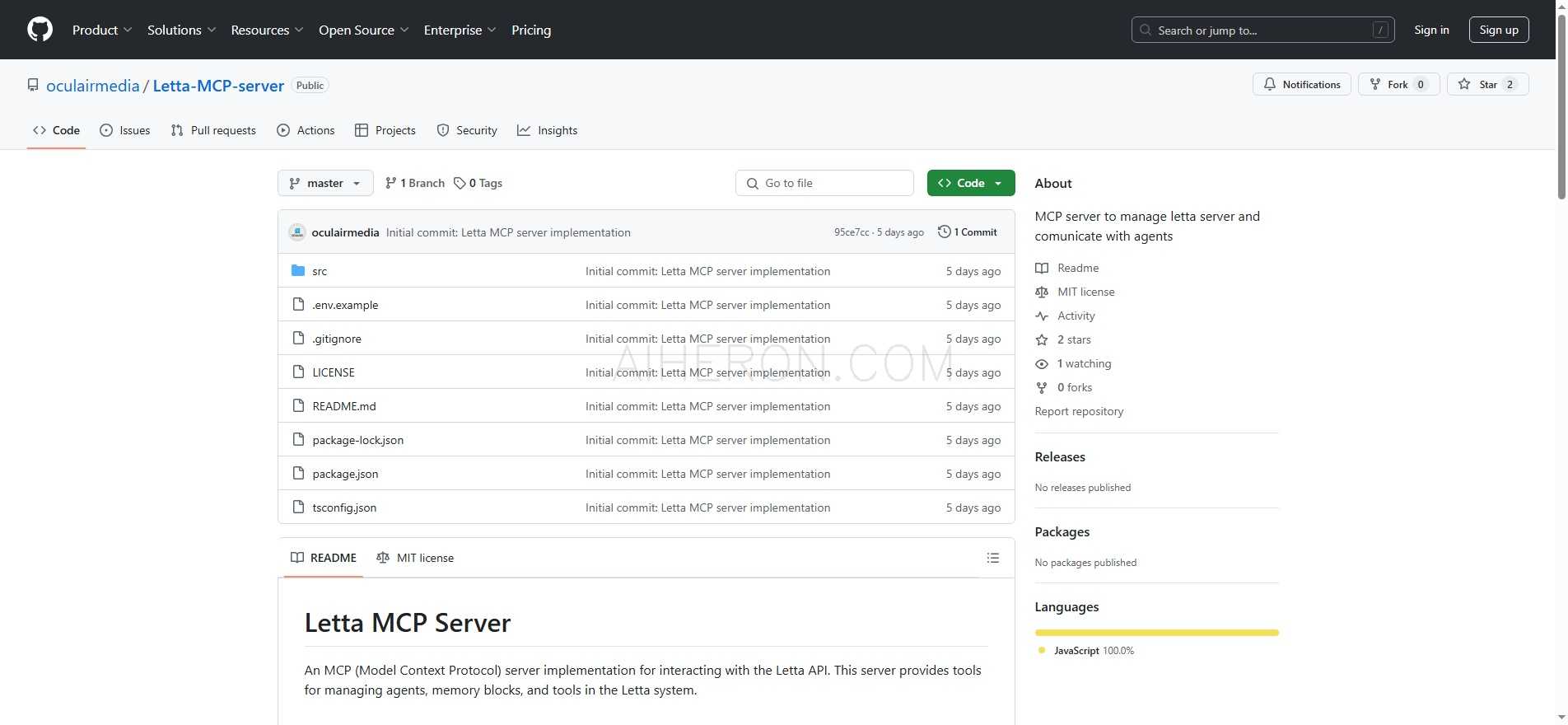 Letta MCP Server