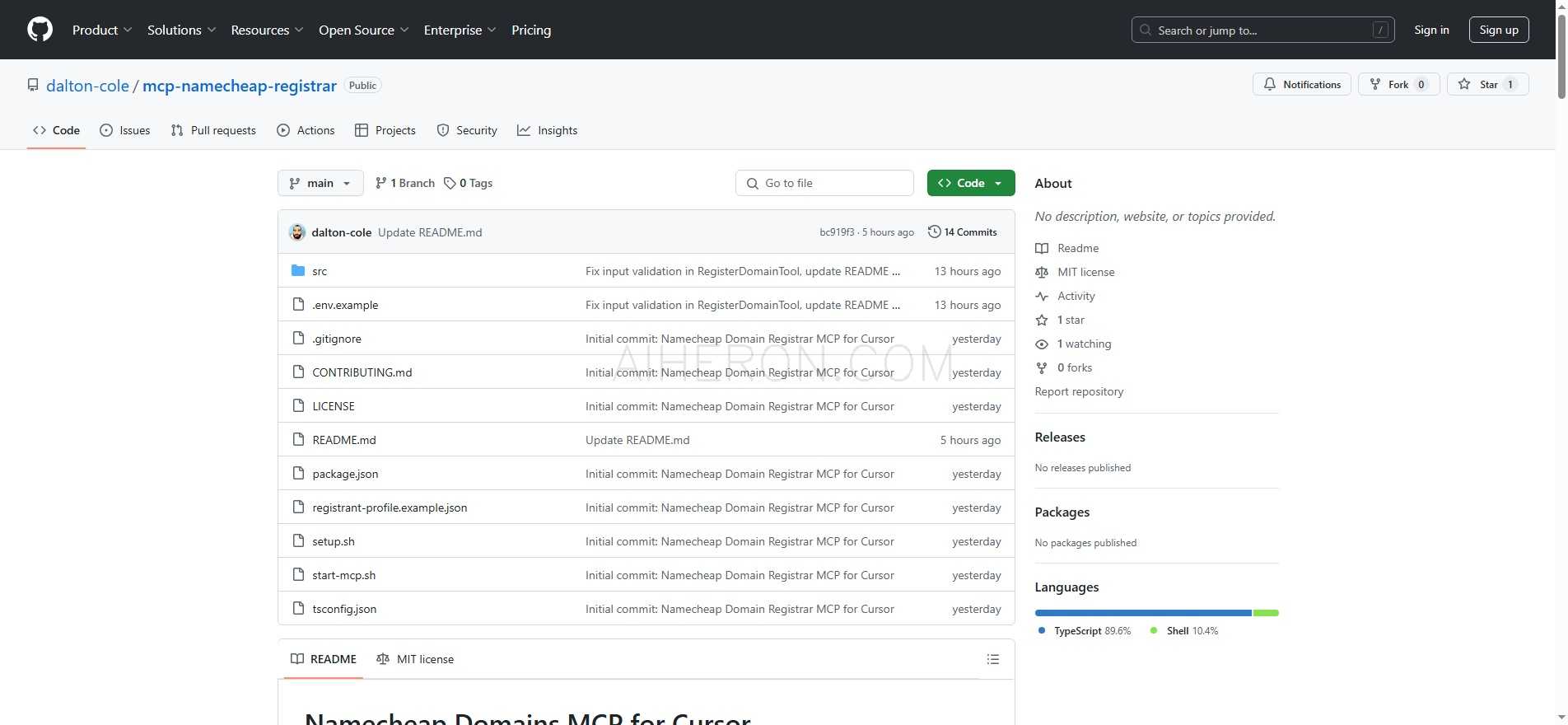 Mcp Namecheap Registrar
