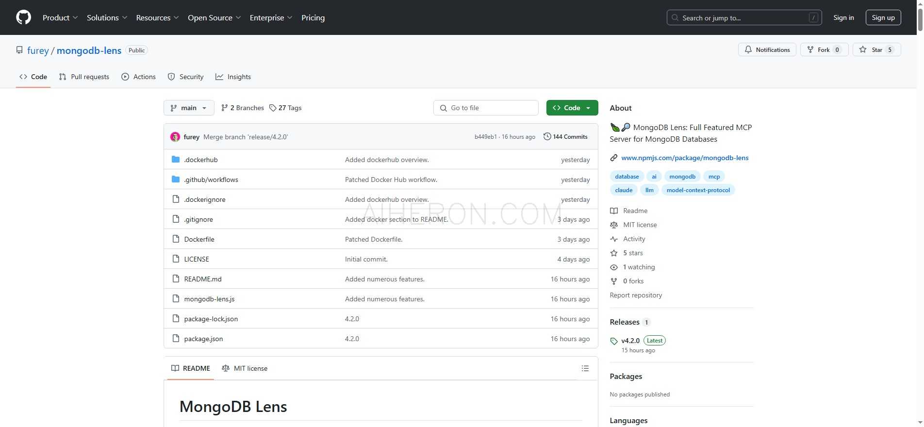 Mongodb Lens