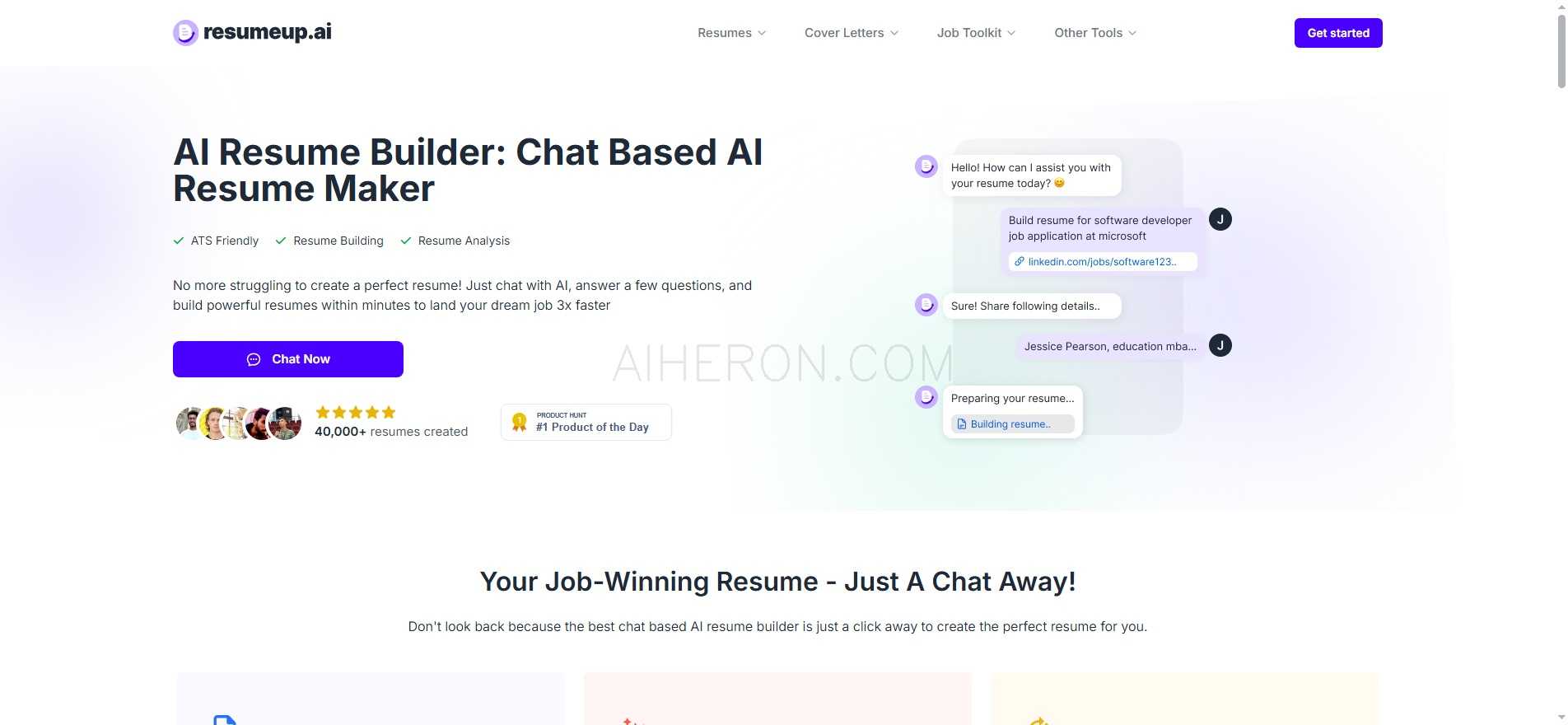 AI Resume Builder — #1 Chat Based AI Resume Maker