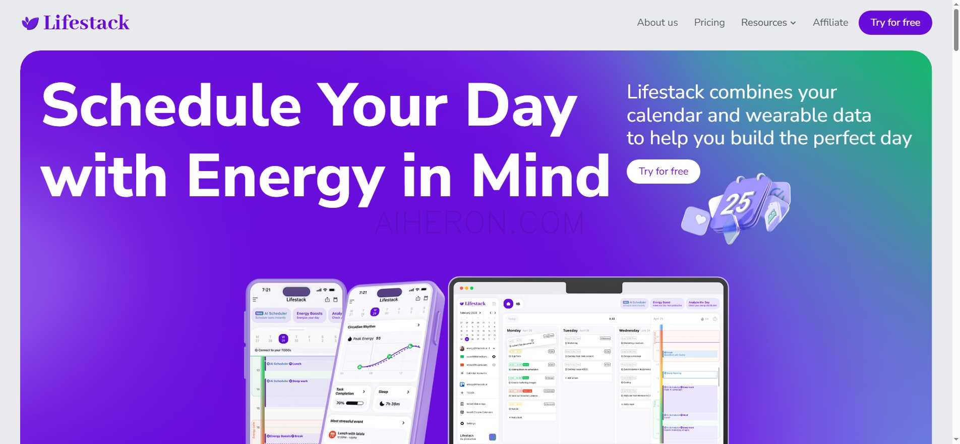Lifestack - Calendar with Energy in Mind