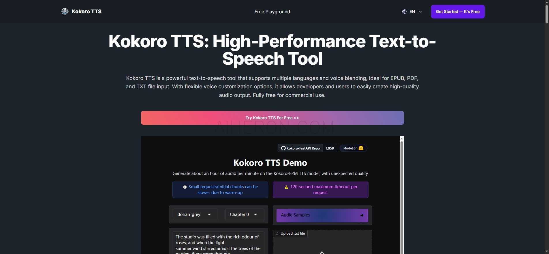 Kokoro TTS: Advanced Text-to-Speech with Voice Blending Free