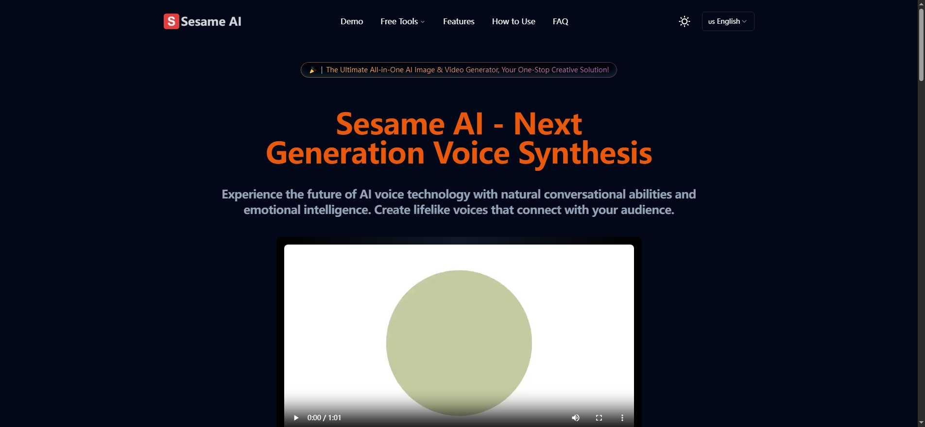 Sesame AI - Advanced AI Voice Model for Natural Speech Synthesis