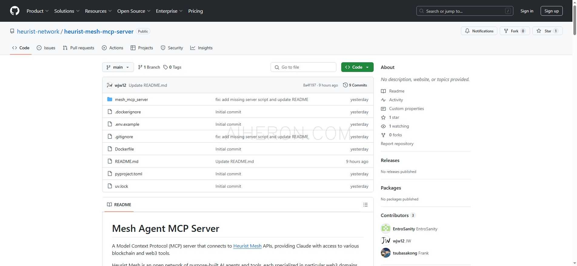 Mesh Agent MCP Server