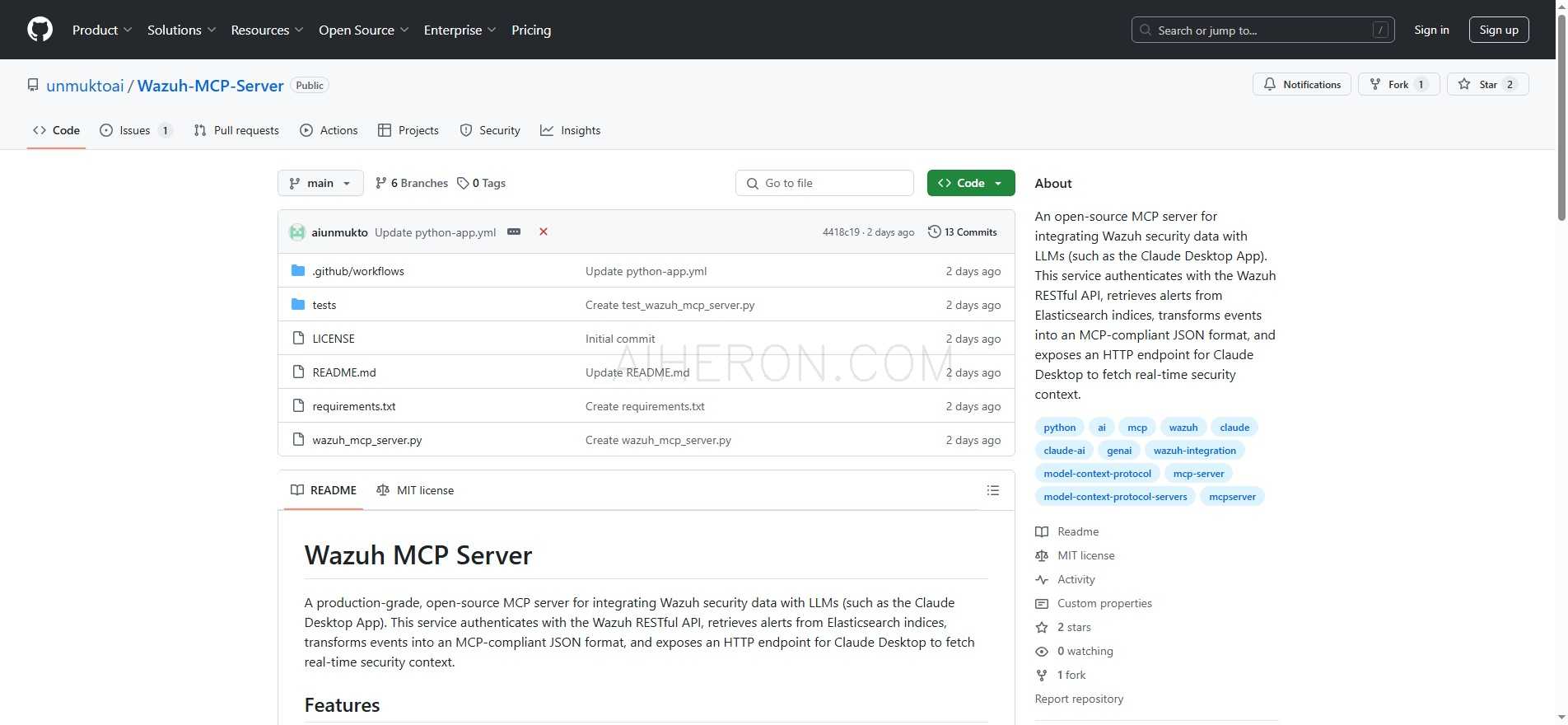 Wazuh MCP Server