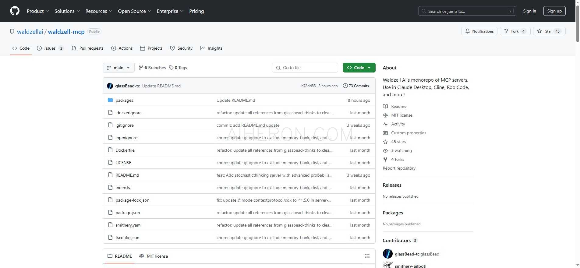 Waldzell AI's monorepo of MCP servers. Use in Claude Desktop, Cline, Roo Code, and more!