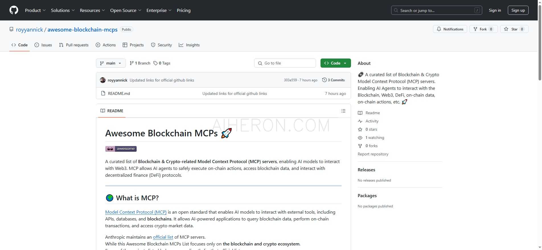 Awesome Blockchain MCPs