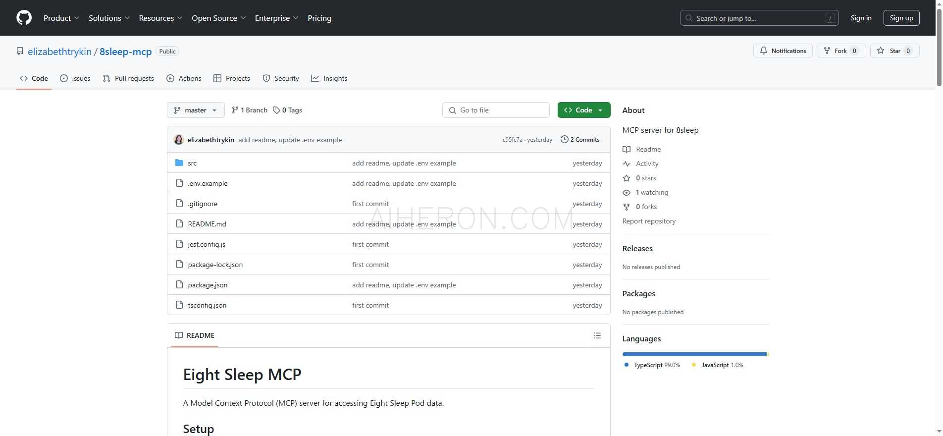 MCP server for 8sleep