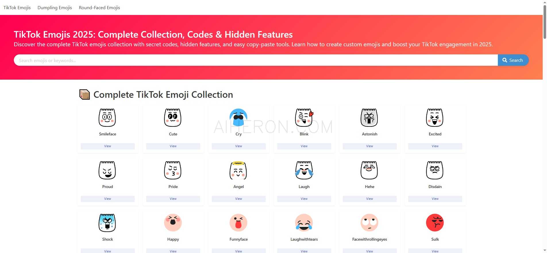 TikTok Emojis 2025