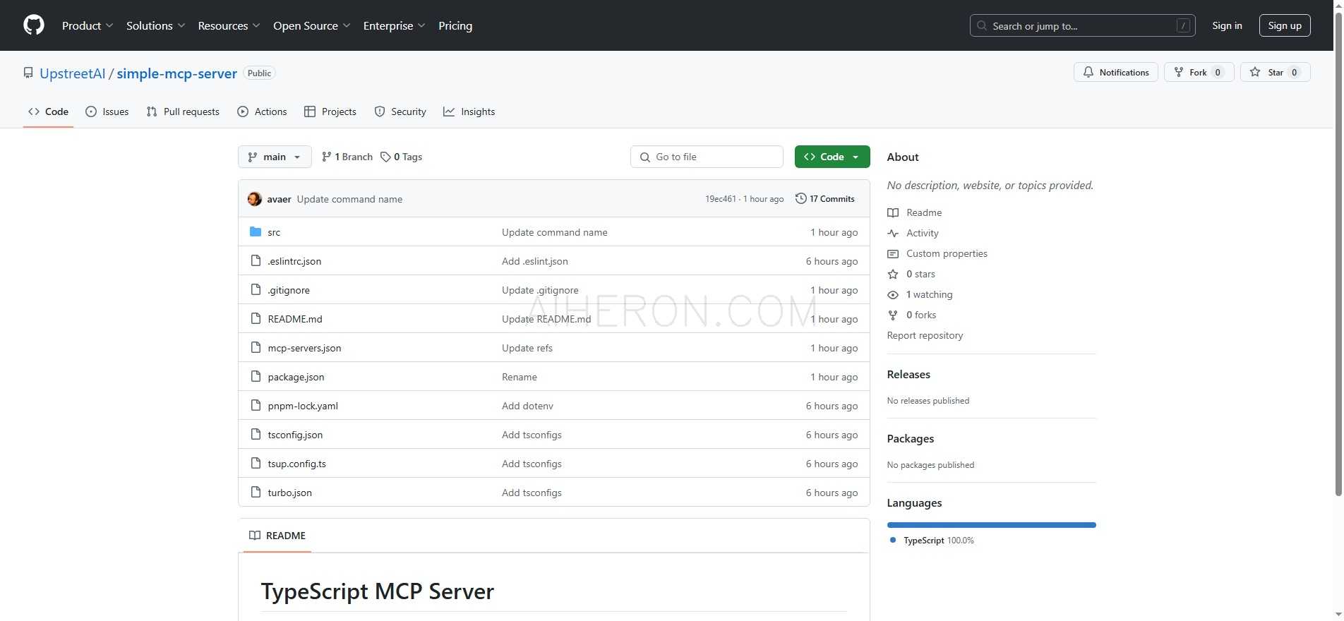 TypeScript MCP Server