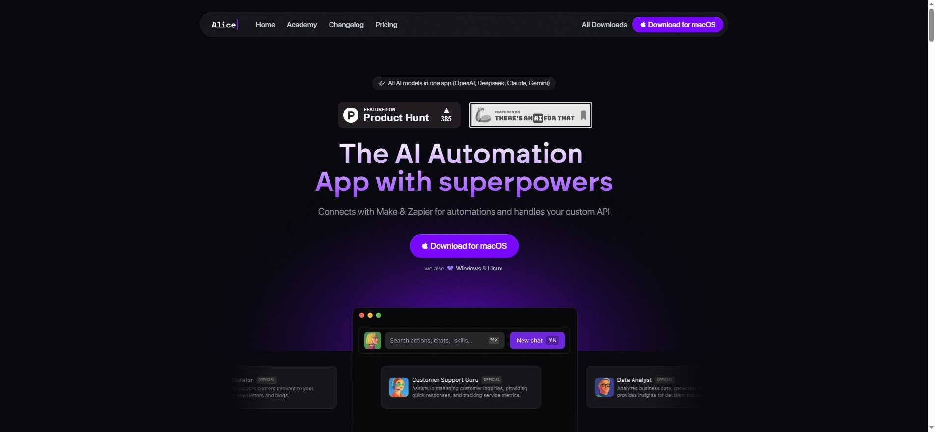 Alice - Your Personal AI Assistant App