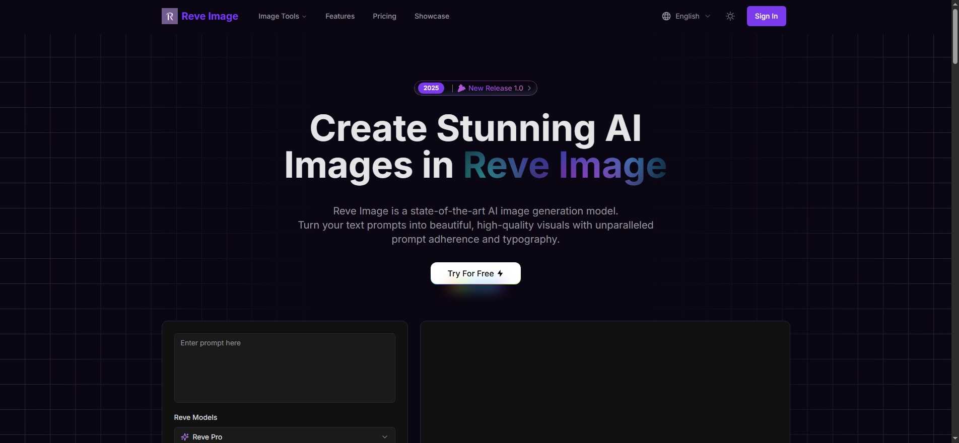 Reve Image: 免费高级 AI 图像生成