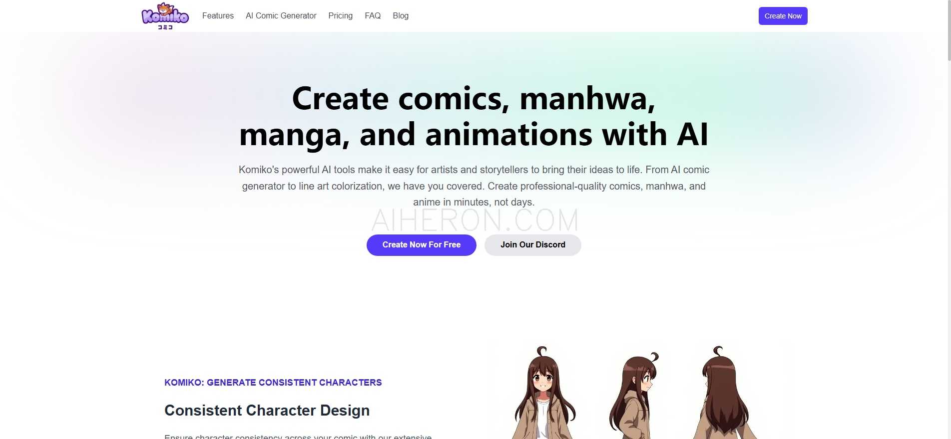 Komiko | Create comics, manhwa, manga and animation with AI