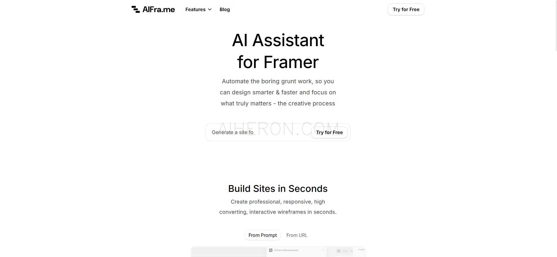 AI Assistant for Framer - Site Builder, Text Generator