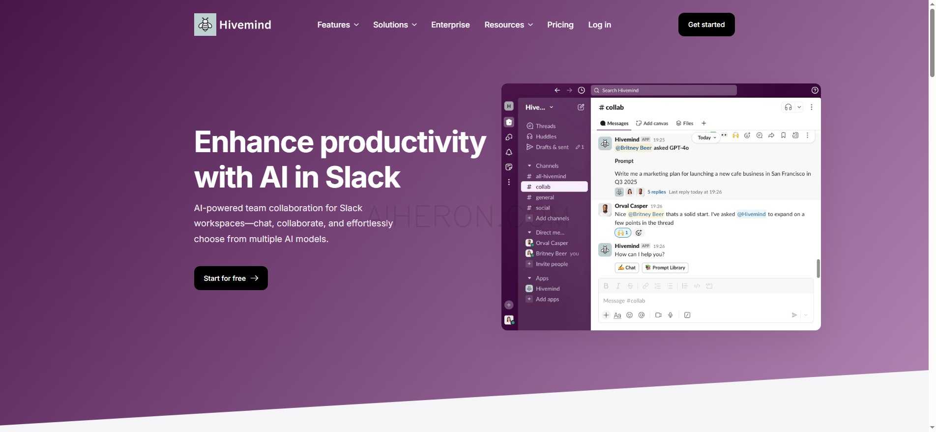AI Chatbot for Slack | Hivemind