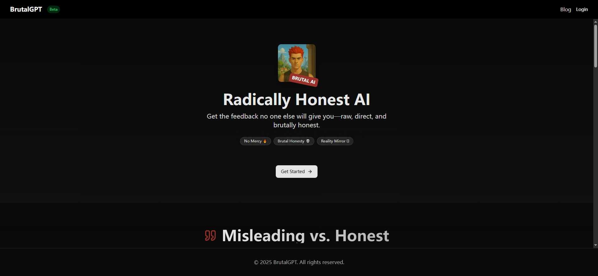 BrutalGPT | Radically Honest AI