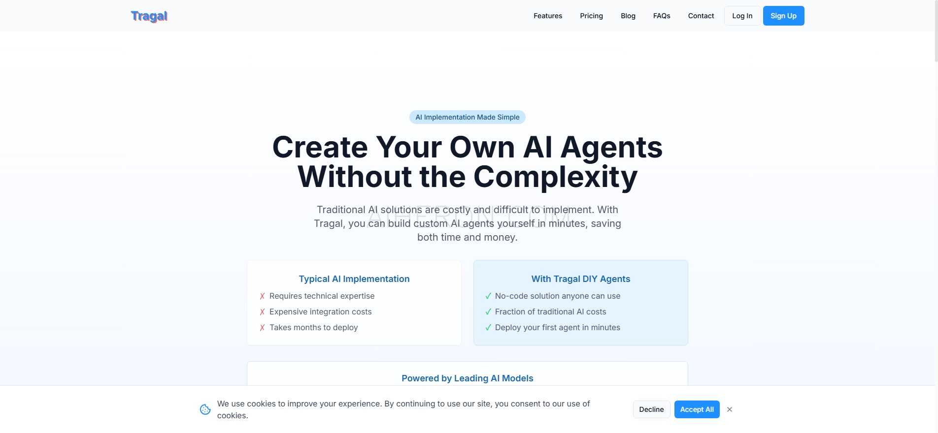 Tragal AI - Custom AI Agents and Chatbots for Business Process Automation