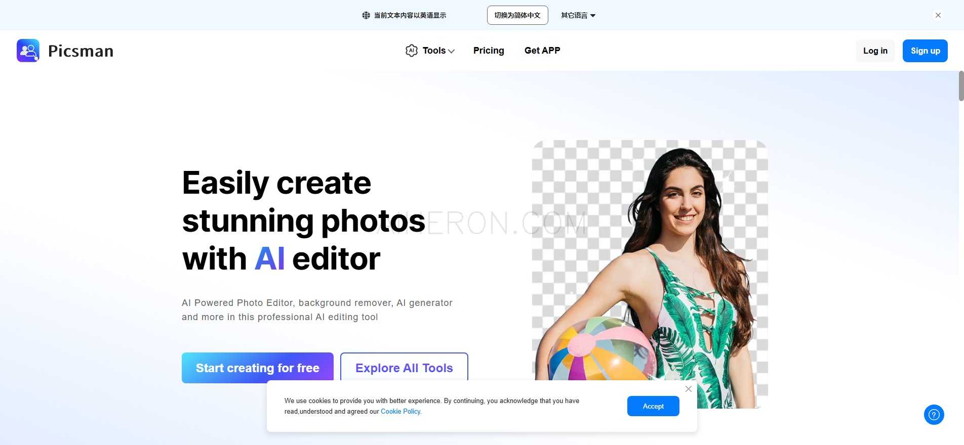 Free AI Photo Editor: Online Image Editing Tools｜Picsman