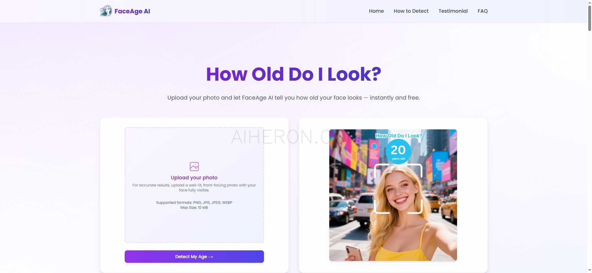 Face Age AI