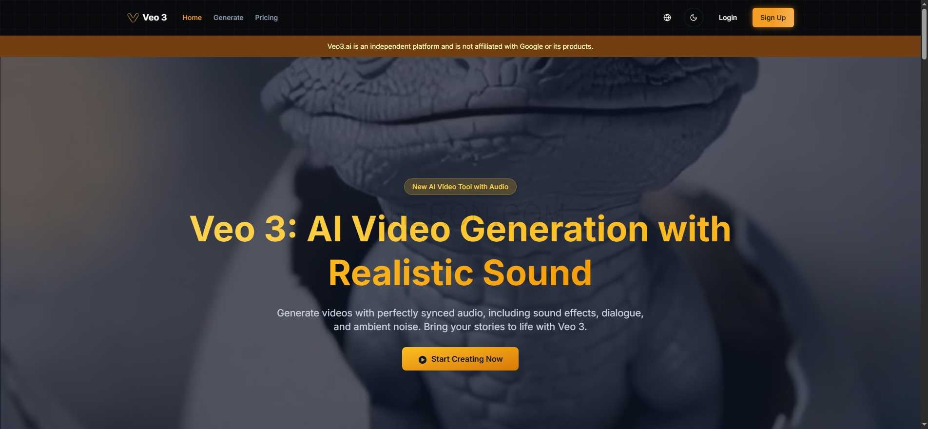 Veo 3 AI Video Generator with Audio
