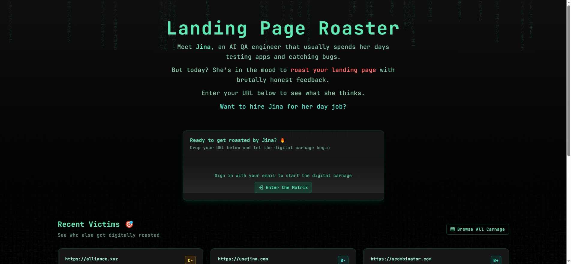 URL Roaster - AI驱动的网站分析工具