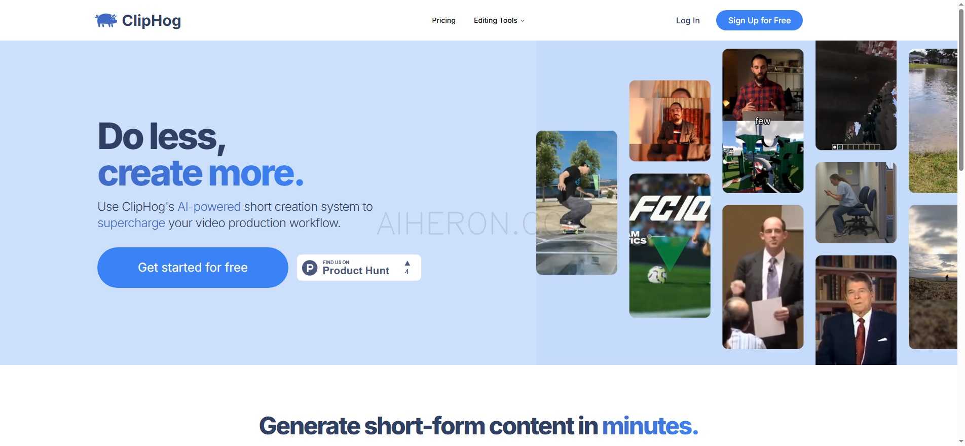 AI-Powered Editing for Short Video Creation