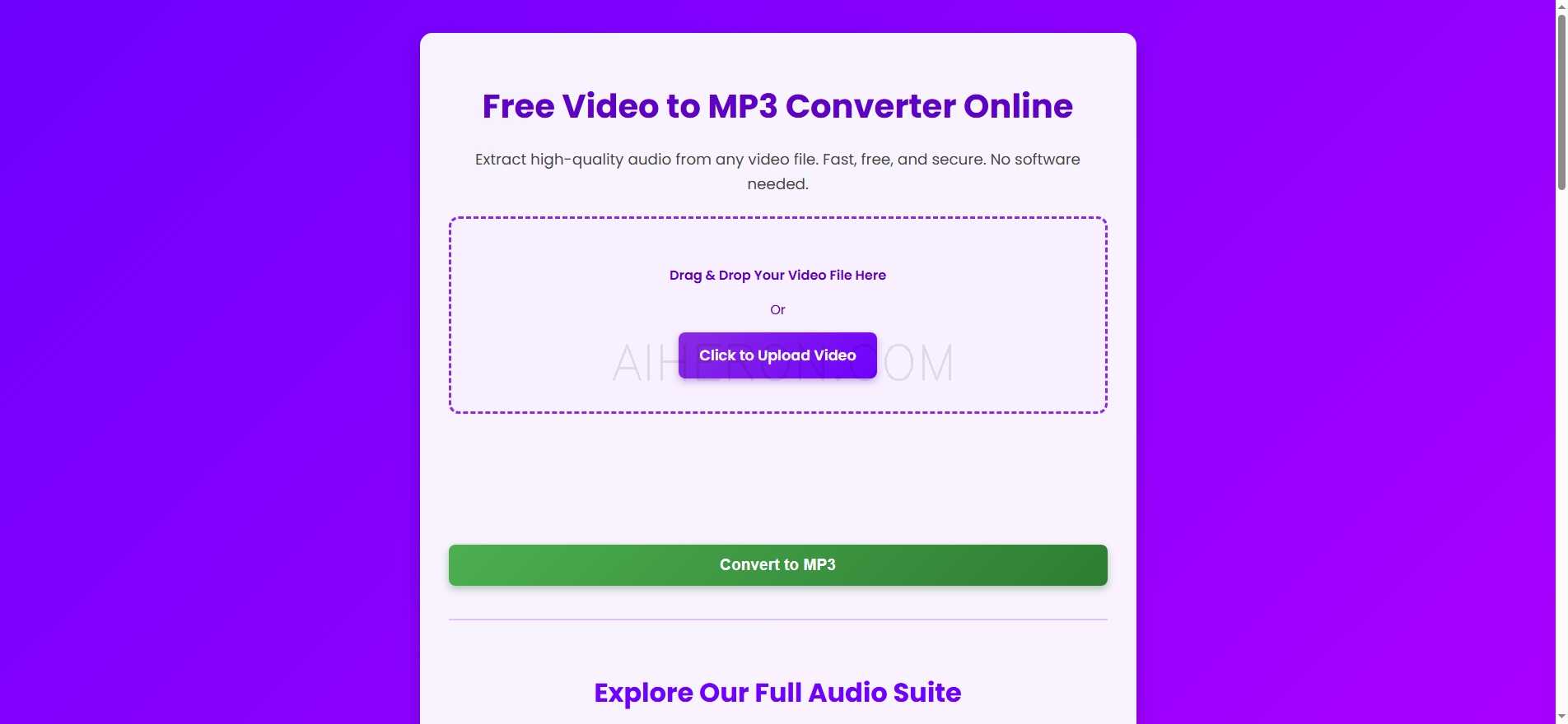 Convert videos to MP3 easily with ReelMP3: fast, free, and high-quality audio extraction.